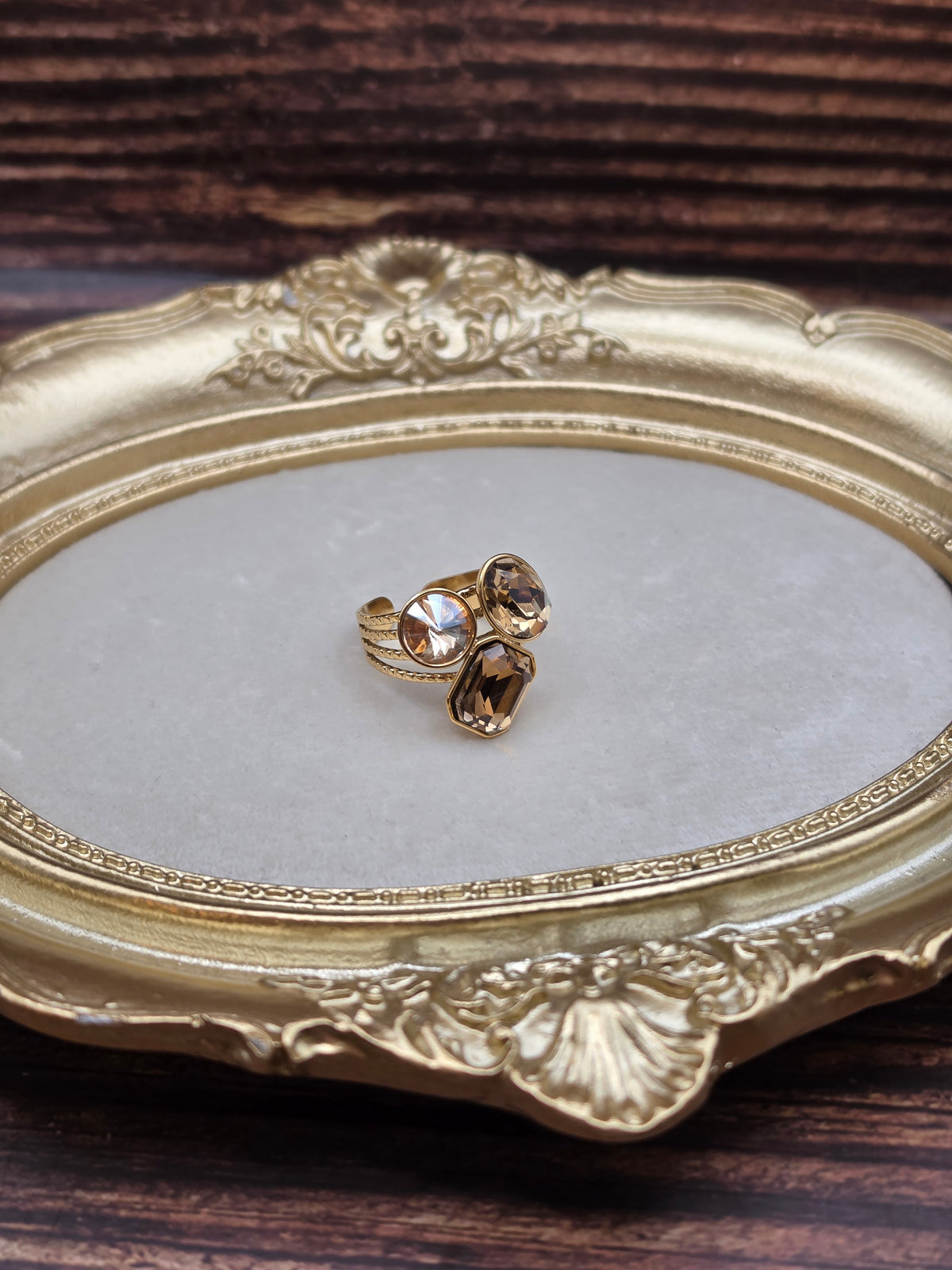 ✨ Bague Ambra – Éclats de Lumière