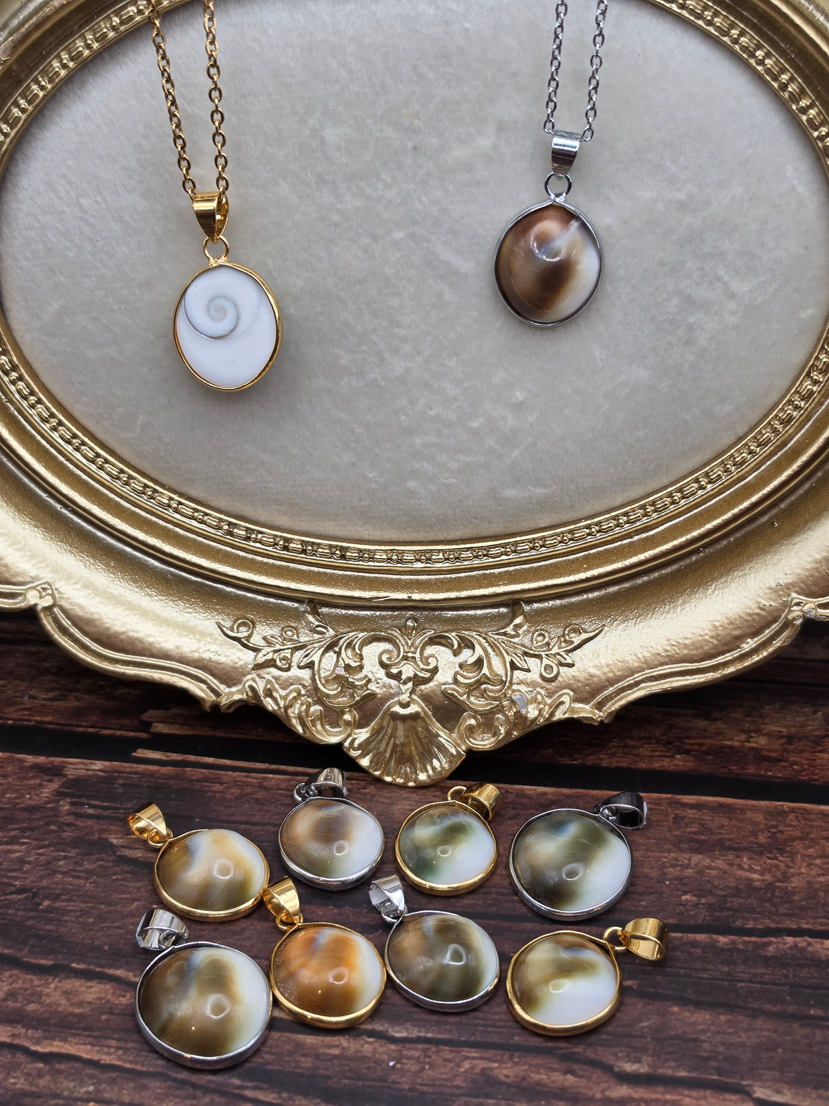 Collier Œil de Shiva – Protection, Sagesse & Renouveau 🐚✨