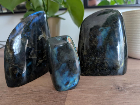 Labradorite bleue Polie