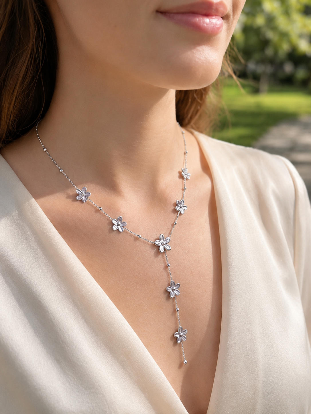 Collier flora cascade