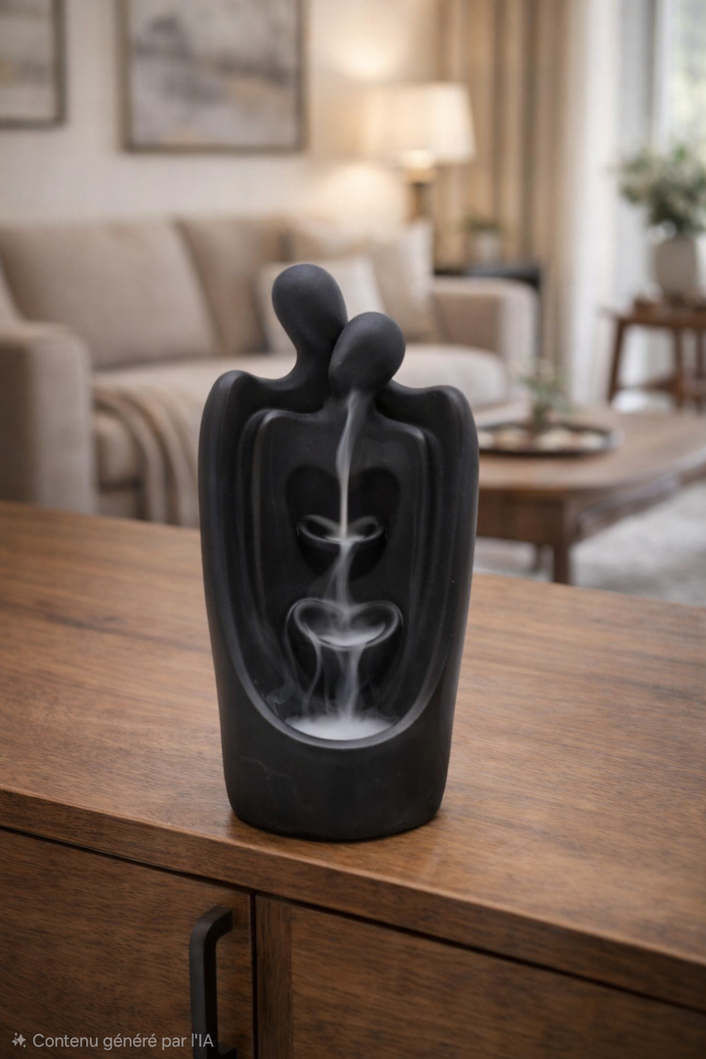Fontaine à encens Backflow – Couple Amour