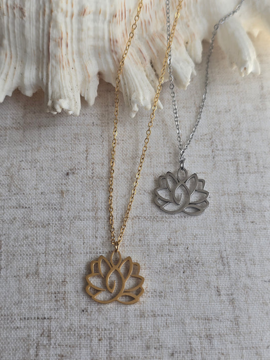 Collier fleur de lotus