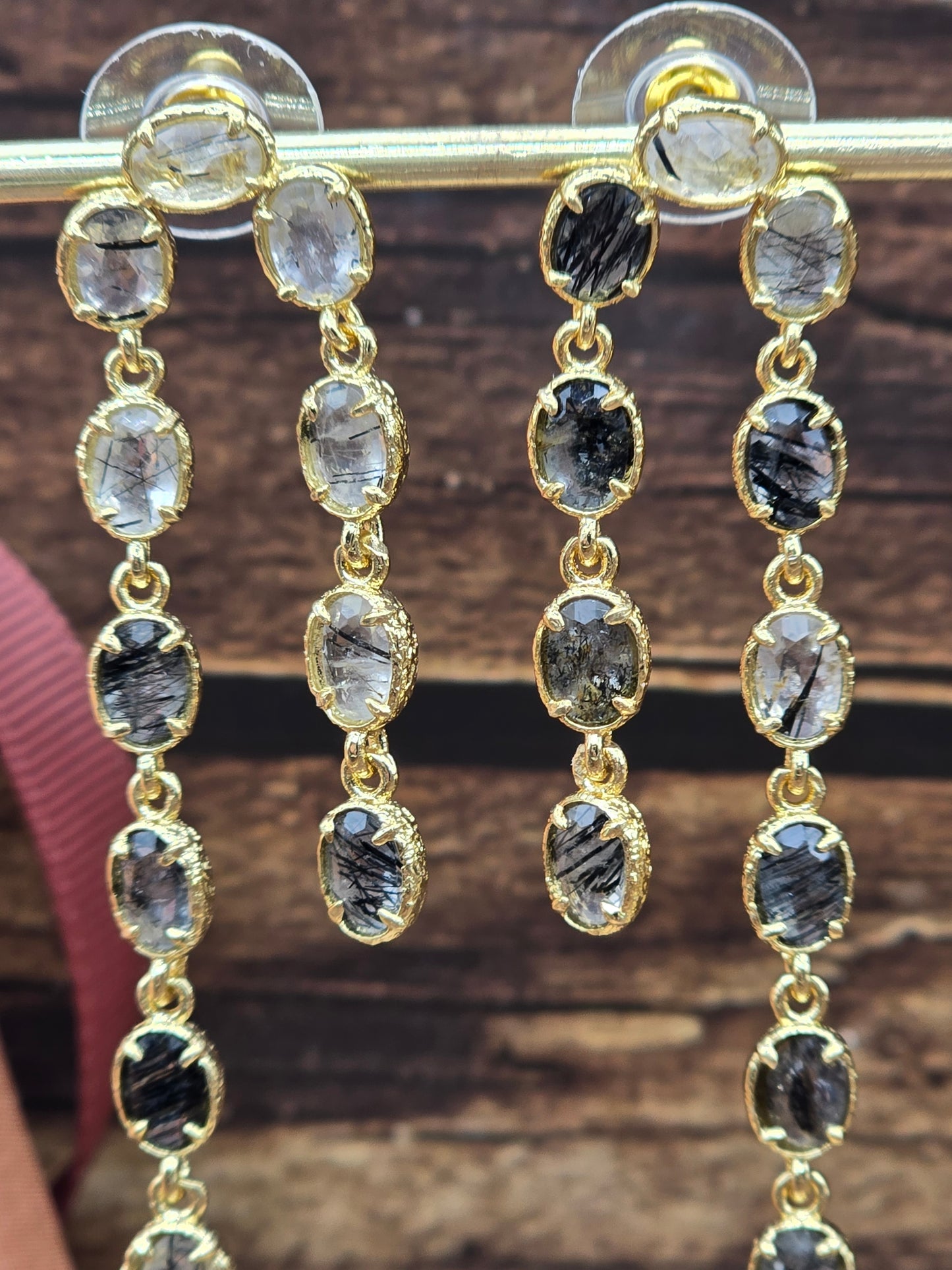 Boucles d’oreilles " Éclipse cristalline "