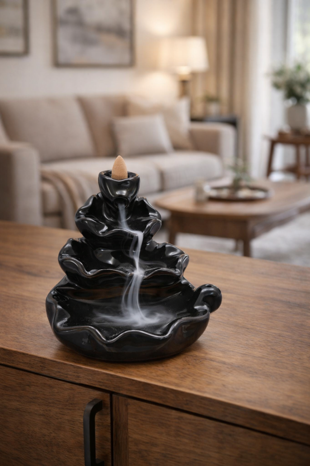 Fontaine à encens Backflow – Cascade Zen