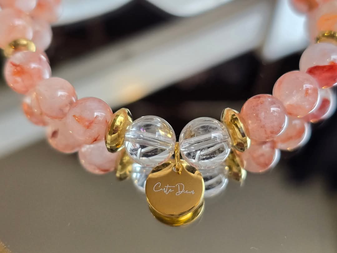 Quartz de feu ( hématoïde  )