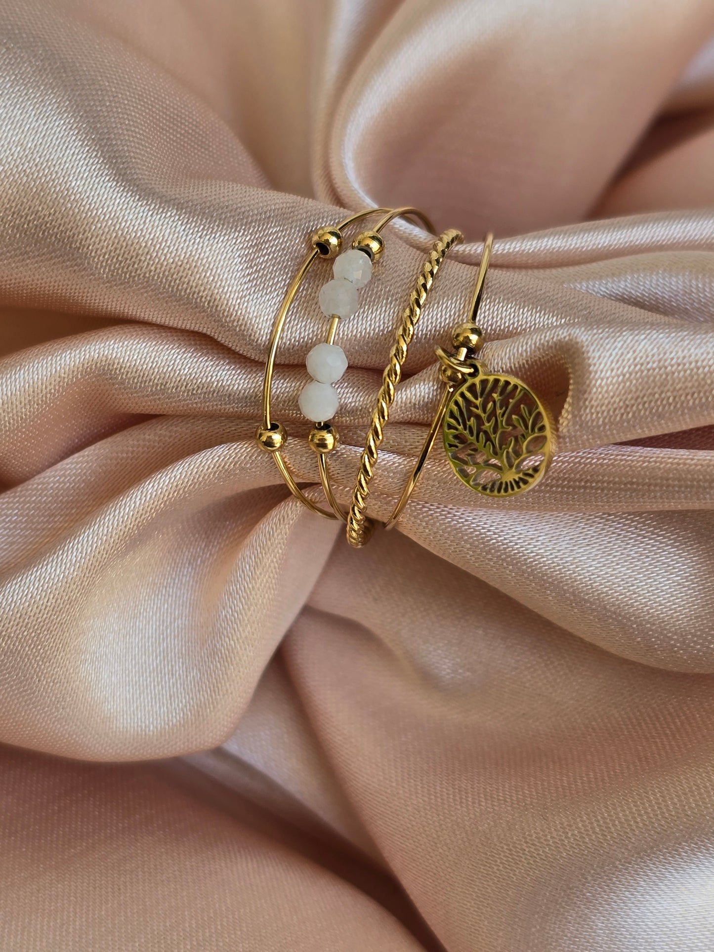 Bague breloque arbre de vie