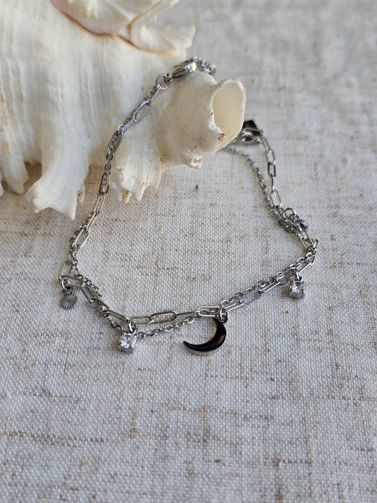 Chaine de cheville luna