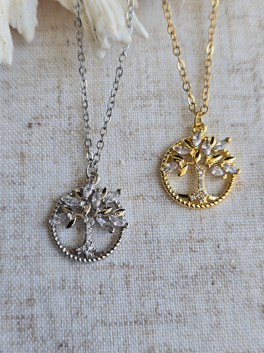 Collier arbre de vie relief