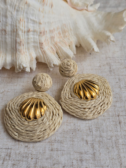 Boucle d'oreille "coquillage"