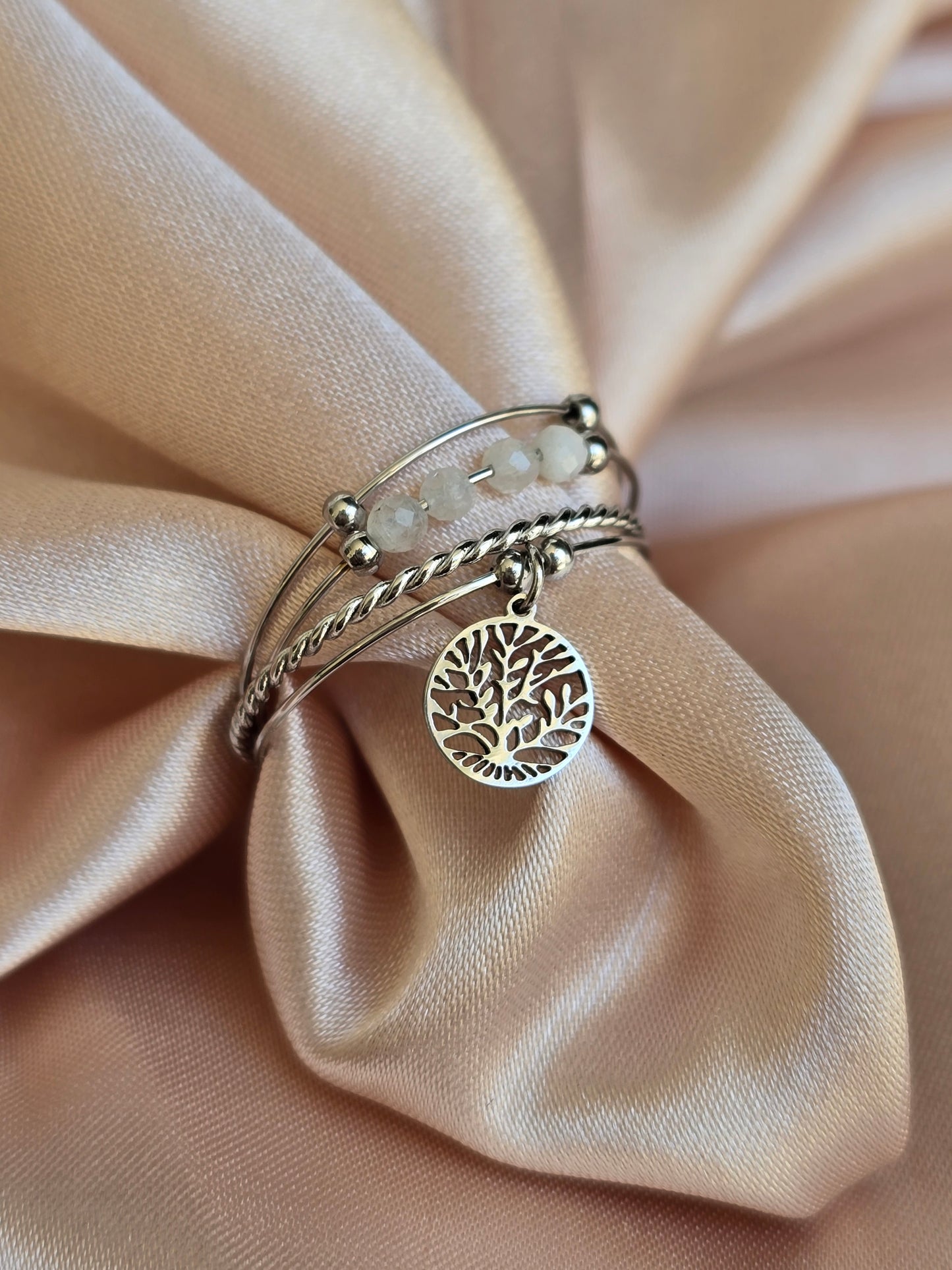 Bague breloque arbre de vie