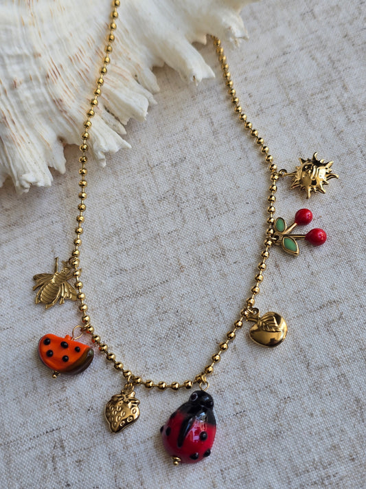 Collier "Coccinelle"