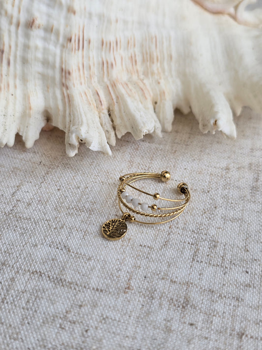 Bague breloque arbre de vie