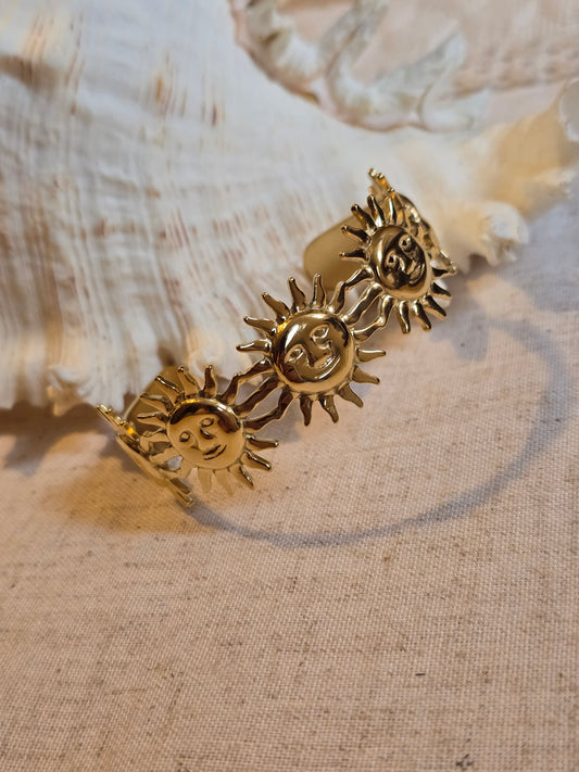 Bracelet Jonc " Soleil "