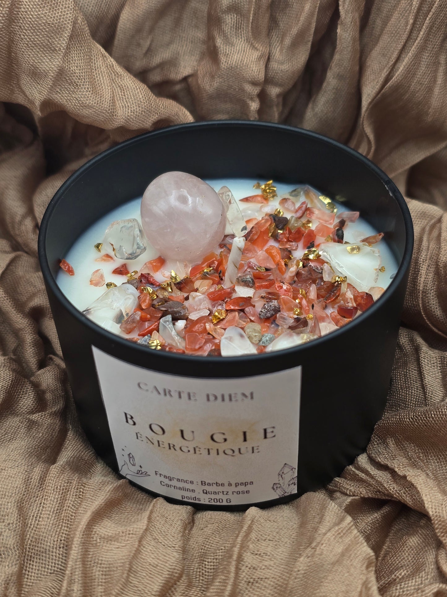 Bougie énergétique Carte Diem