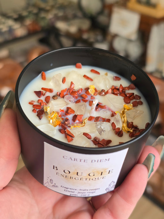 Bougie énergétique Carte Diem