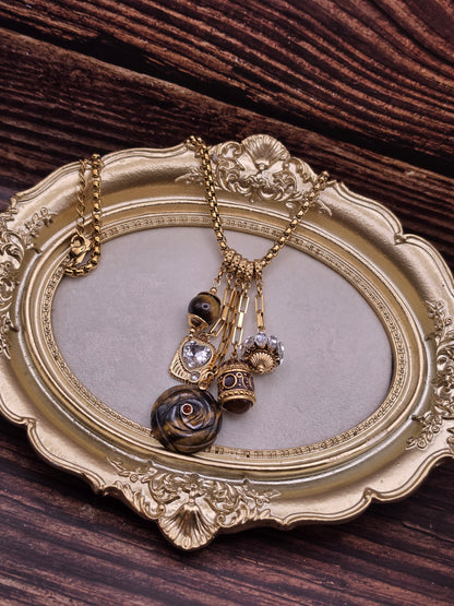 ✨ Amulette Gaïa – Œil de Tigre