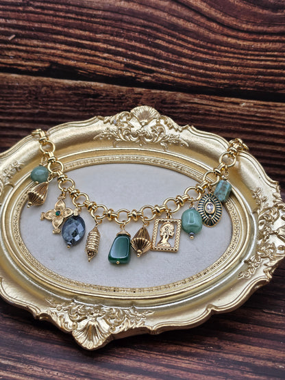✨ Collier Esmeralda – Turquoise Africaine