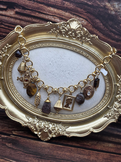 ✨ Collier Esmeralda – Œil de tigre