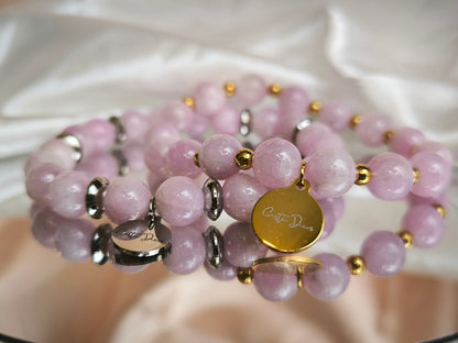 Bracelet Kunzite grade AA