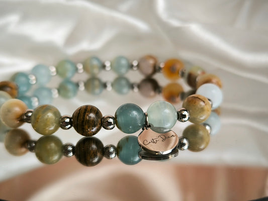 Bracelet Calcite bleue AA