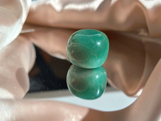 Aventurine Verte 'A' roulées