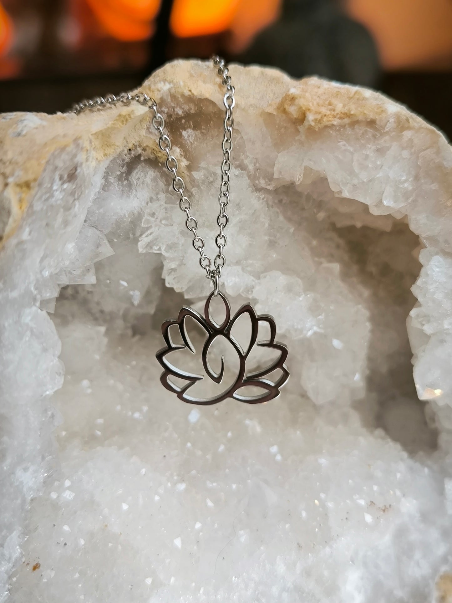 Collier fleur de lotus