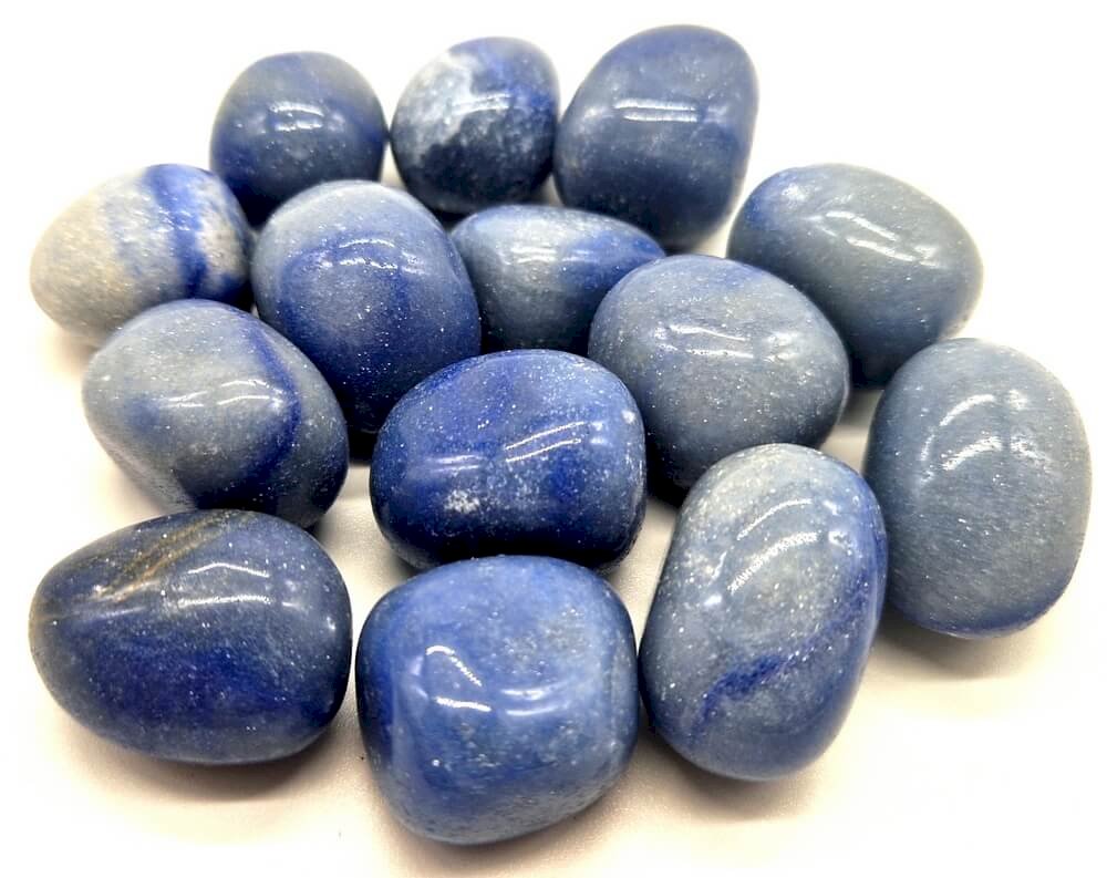 Aventurine Bleue 'AB' roulées