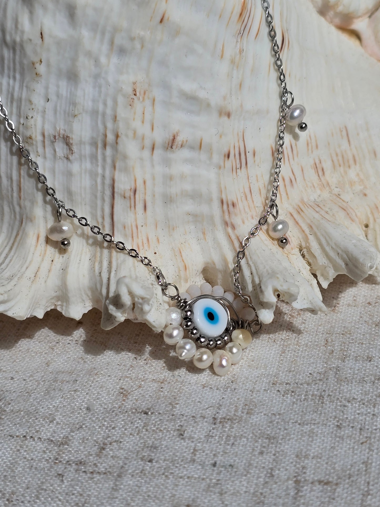 Collier "Nazar perlé"