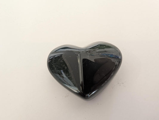 Galet de cœur Obsidienne œil céleste