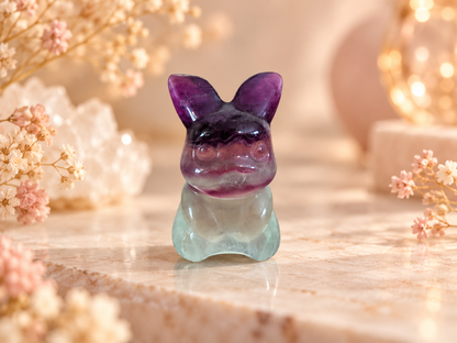 Pikachu en Fluorine Multicolore Naturelle – 4 cm