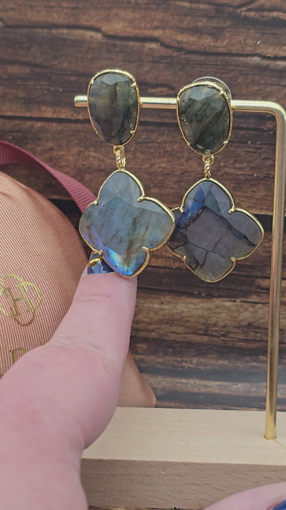 Boucles d’oreilles " Mystère Boréal "