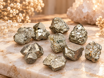 Pyrite brute du Pérou – Protection & Abondance