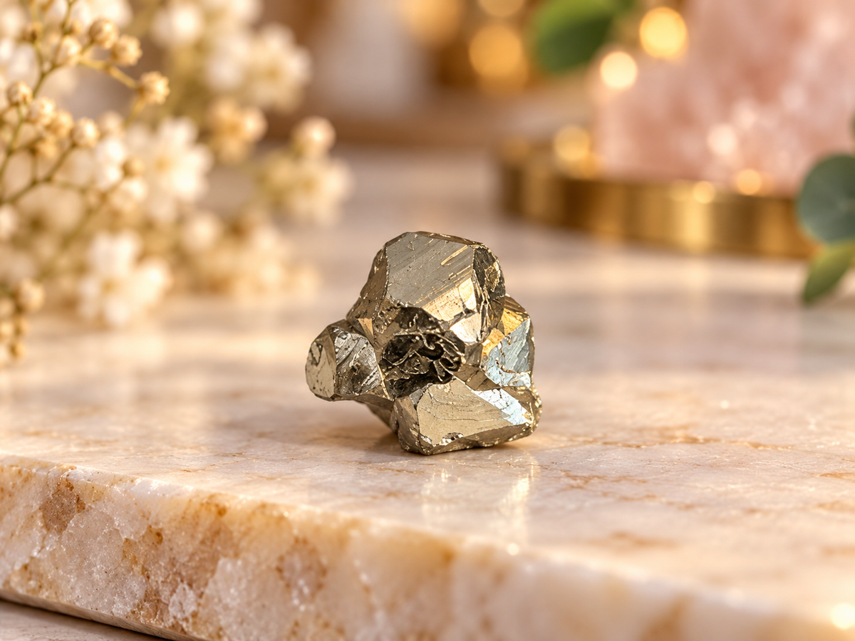 Pyrite brute du Pérou – Protection & Abondance