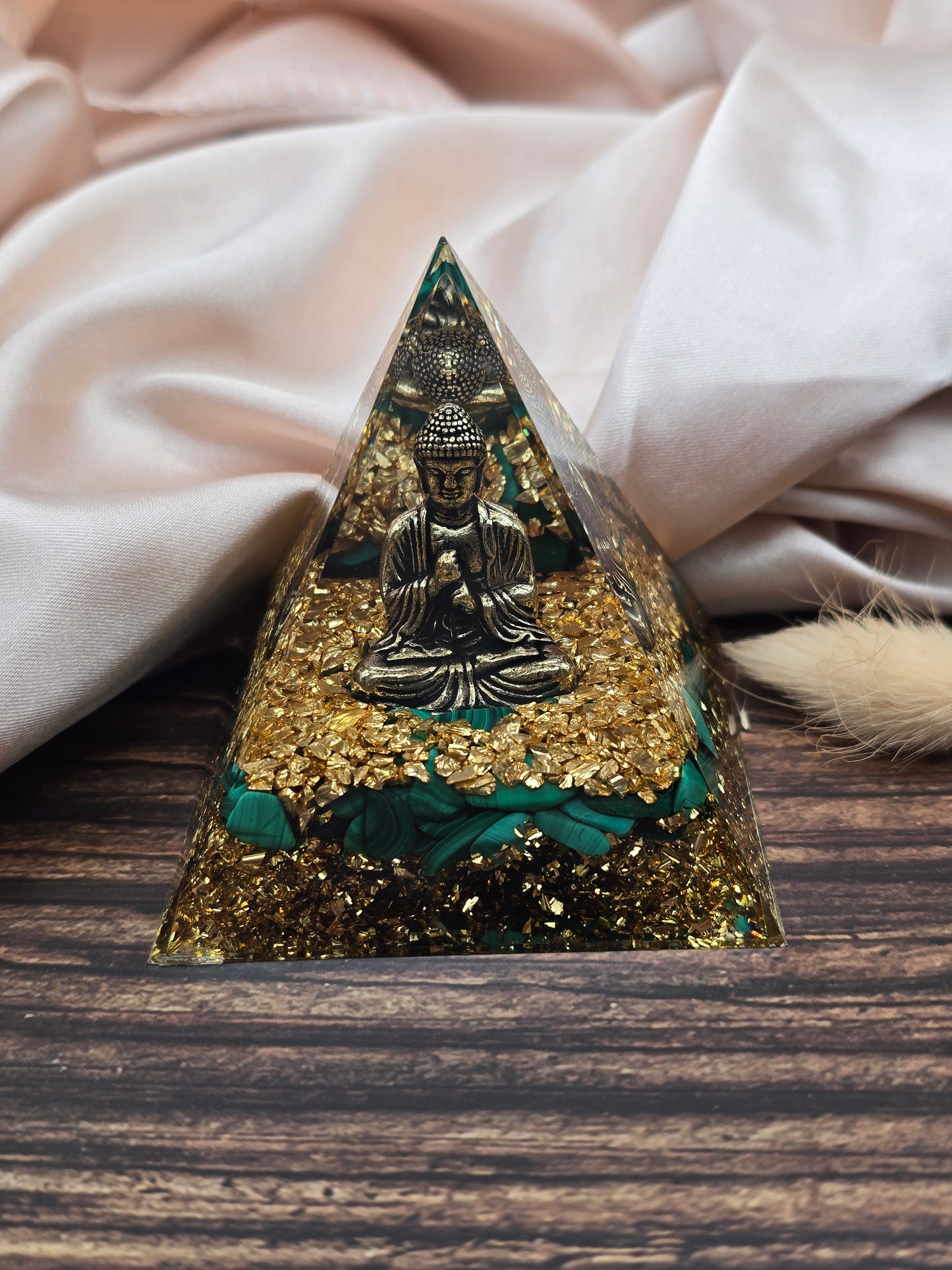 Orgonite – Malachite & Bouddha