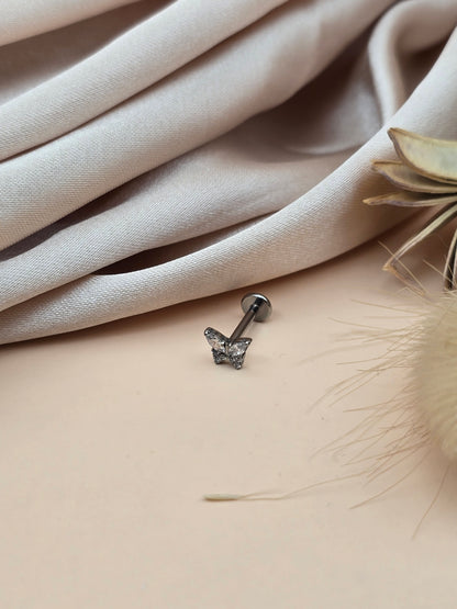 Piercing Papillon – Titane & Zirconium