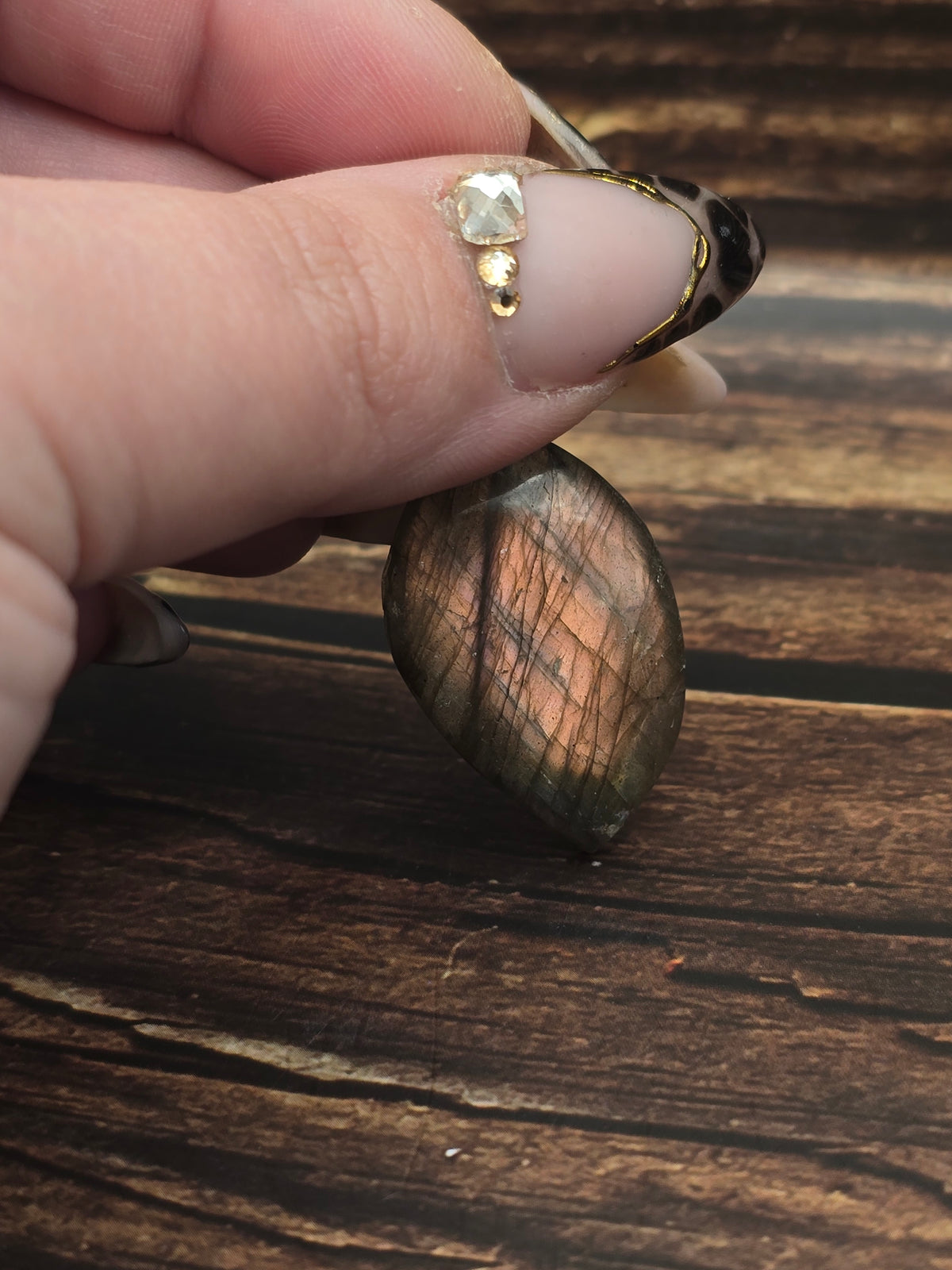 Pendentif labradorite sur chaine