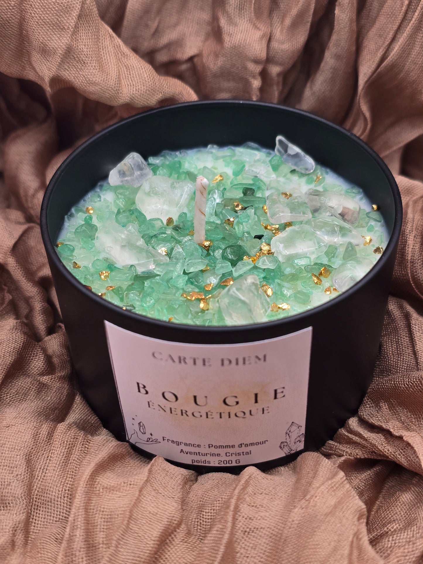 Bougie énergétique Carte Diem