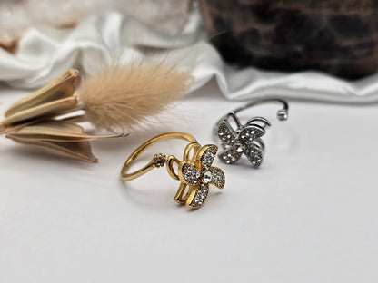 Bague anti stress " Fleur "