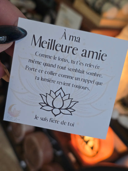 Parure Fleur de Lotus – Collier & Bracelet