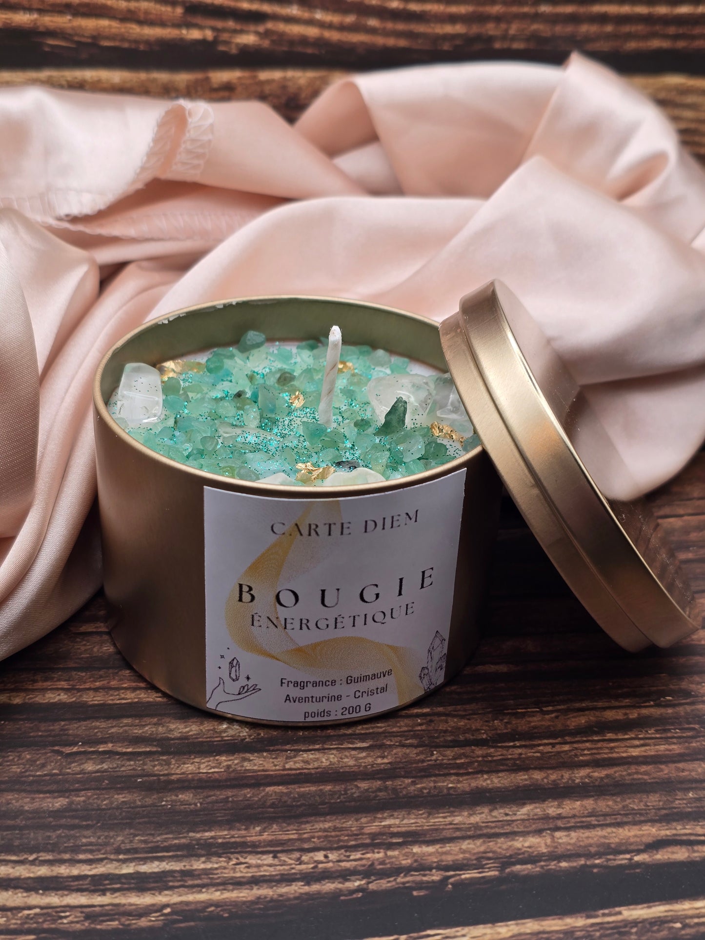 Bougie énergétique Carte Diem
