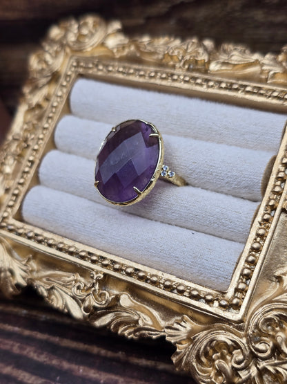 Bague " Velours d'Améthyste "