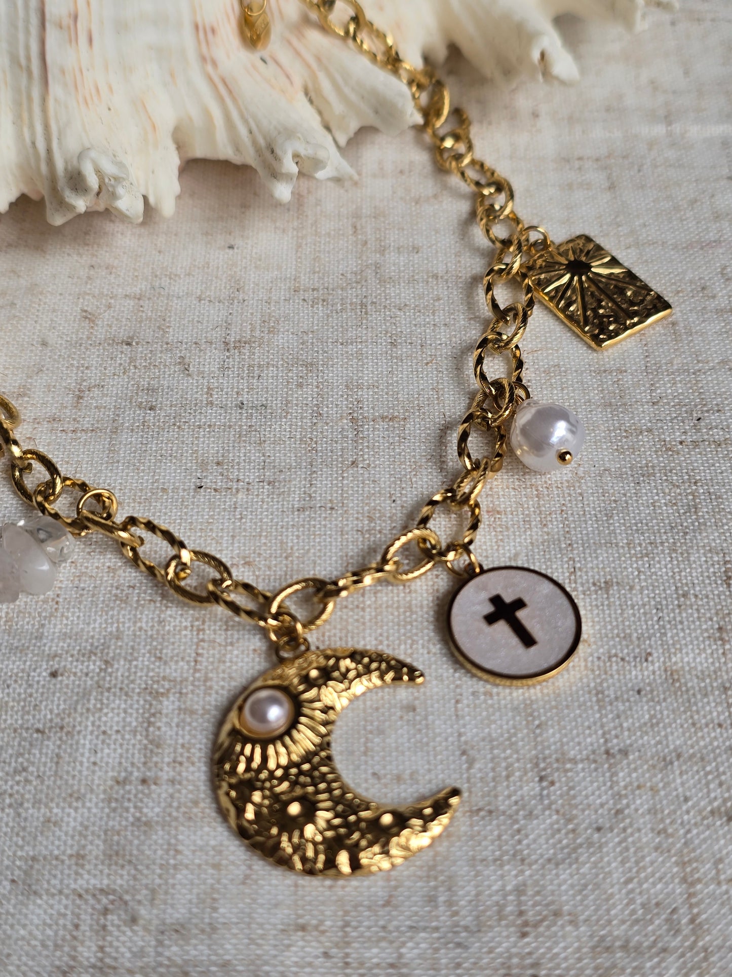 Collier "Luna sacrée"