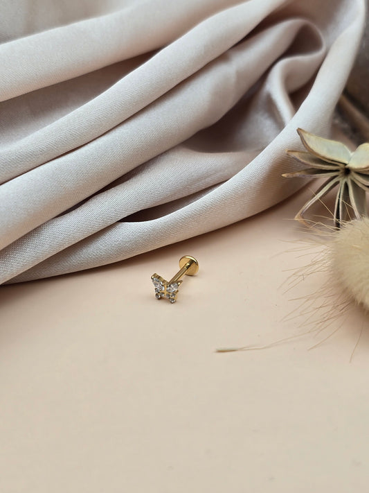 Piercing Papillon – Titane & Zirconium