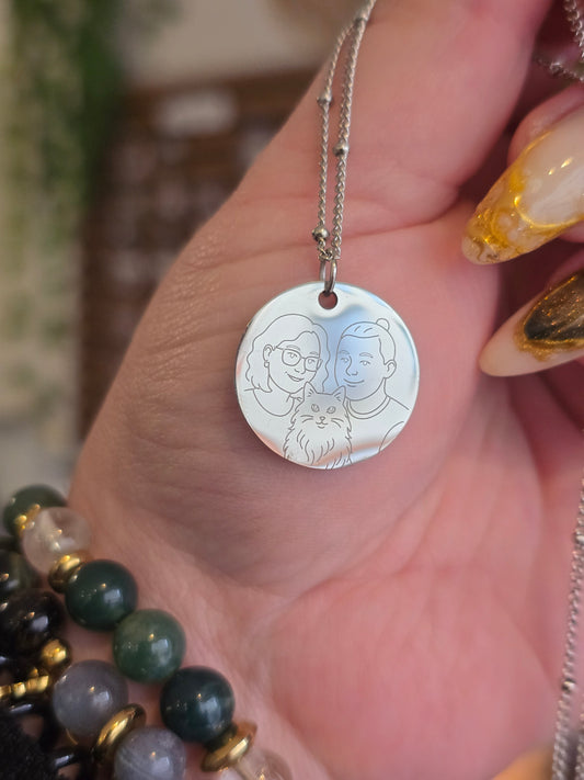 Pendentif photo ( dessin )