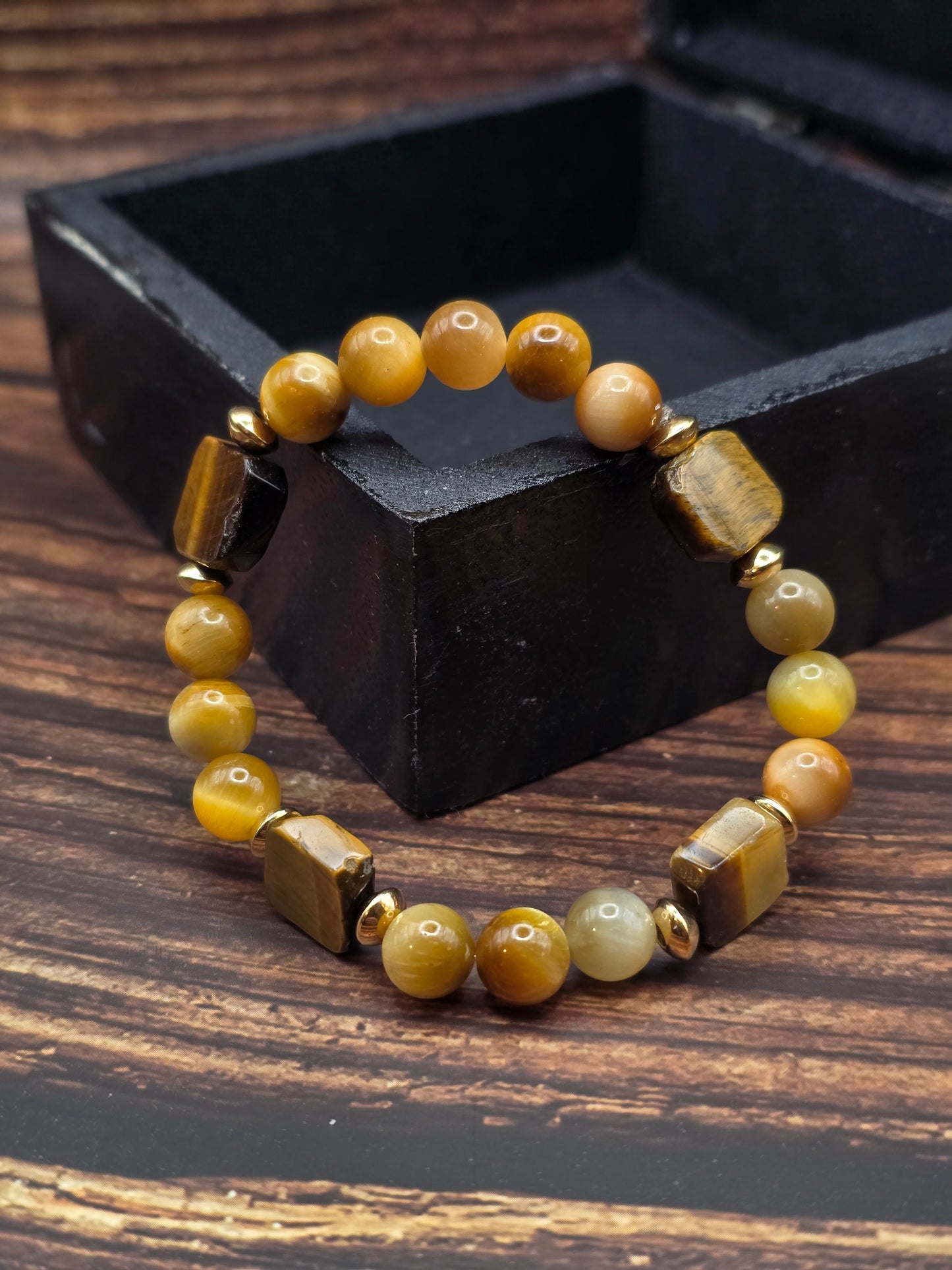 ✨ Bracelet – Œil de Tigre ✨