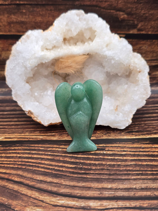 Ange en Aventurine verte 50 mm