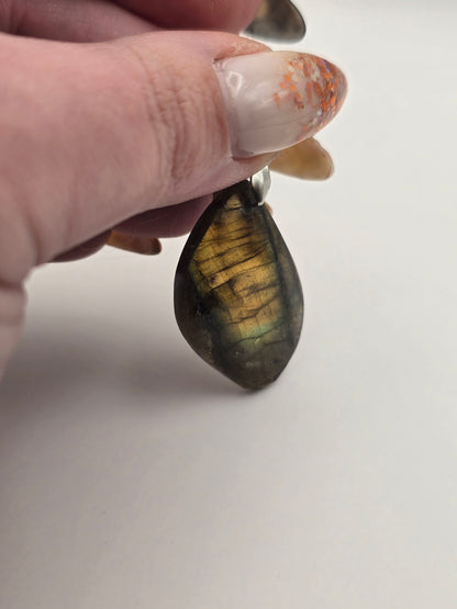 Pendentif labradorite sur chaine
