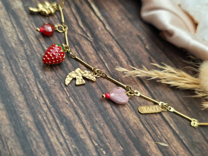 Collier Fraise d'amour 🍓