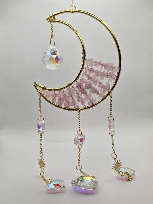 Attrape soleil Quartz Rose