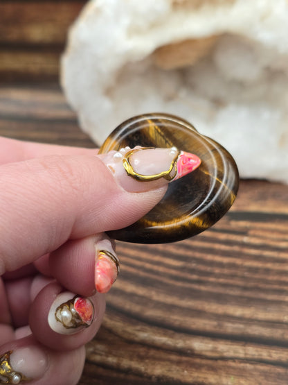 Galet Anti-Stress Cœur Pierre Naturelle au Choix